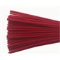 Chenilles couleur ROUGE 6mm - 100 / pqt 