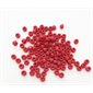 Perles de plastique Pony Opaque, ROUGE 9mm 1000 / pqt