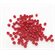 Perles de plastique Pony Opaque, ROUGE 9mm 1000/pqt