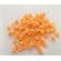 Perles de plastique Pony Opaque, ORANGE 9mm 1000/pqt