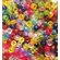 Perles de plastique Pony Translucide, couleurs assorties 9mm 1000/pqt