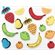 Formes mousse FRUITS (Autocollants) 63/pqt