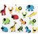 Formes mousse ANIMAUX (Autocollants) 64/pqt