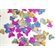 Paillettes Papillons, couleurs assorties 56g