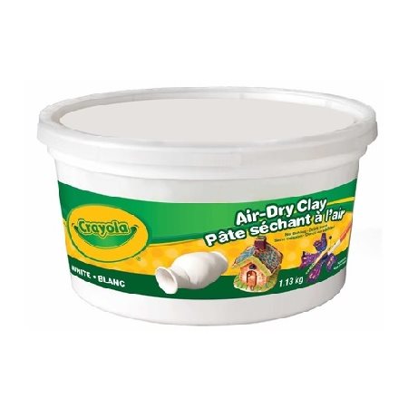 Pâte séchant à l'air Crayola BLANCHE 1.13Kg