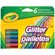 Marqueurs Pailletés lavables Crayola, pointes fines - 6/Bte