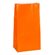 Sacs de papier couleur ORANGE - 12/Pqt