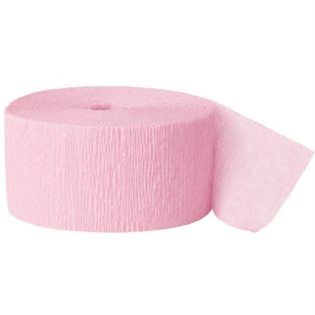 Papier Crêpe en rouleau ROSE PÂLE 1 3 / 4"X81 pieds