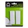 Attaches autoadhésives CARRÉ (style Velcro) BLANC 1" (25mm) 6/pqt