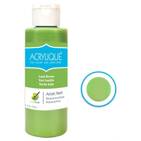 Peinture acrylique VERT FEUILLE (118ML)