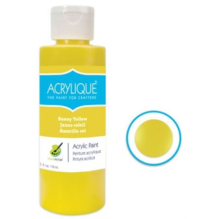 Peinture acrylique JAUNE SOLEIL (118ML)