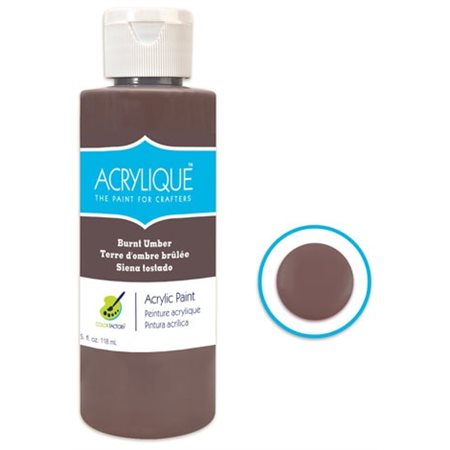 Peinture acrylique TERRE D'OMBRE BRULÉE (118ML)