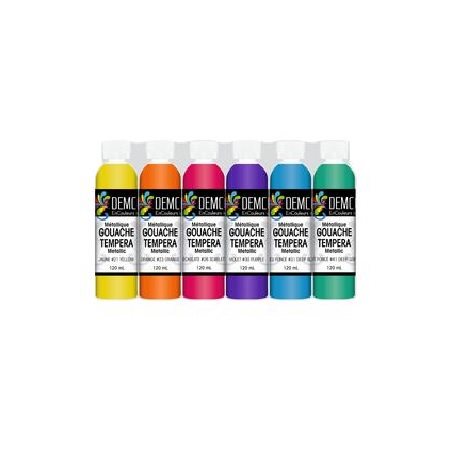 Gouache Demco métallique haute viscosité ARGENT (473ML)