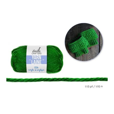 Laine Needle Crafters VERT CHASSEUR 50g