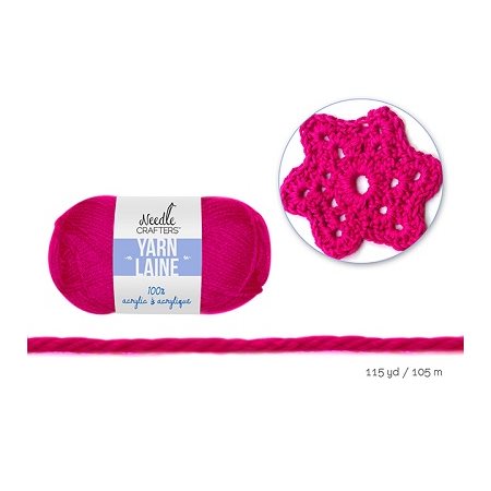 Laine Needle Crafters FUCHSIA VIF 50g