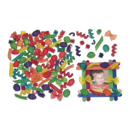 Nouilles de couleurs, formes assorties 1lb (454g)