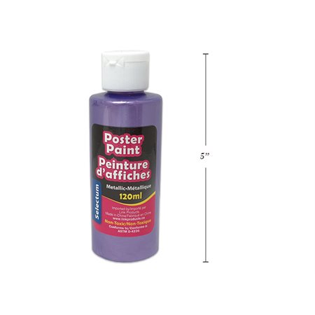 Gouache économique métallique VIOLET (120ML)