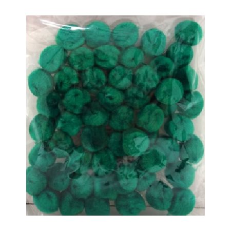 Pompons VERTS 3 / 4" (19mm) 55 / pqt