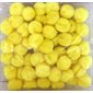 Pompons JAUNES 3 / 4" (19mm) 55 / pqt