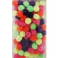 Pompons FLUO couleurs assorties 1 / 4" (6mm) 100 / pqt