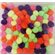 Pompons FLUO couleurs assorties 1/2" (13mm) 85/pqt