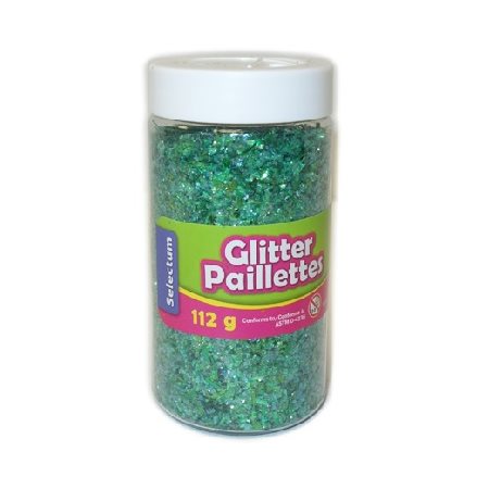 Paillettes en particules VERT Salière 112g Économique