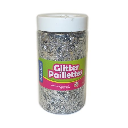 Paillettes en particules ARGENT Salière 112g Économique