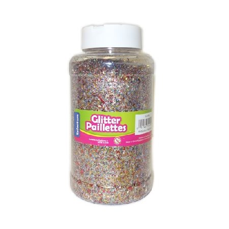 Paillettes en particules MULTICOLORE Salière 454g Économique